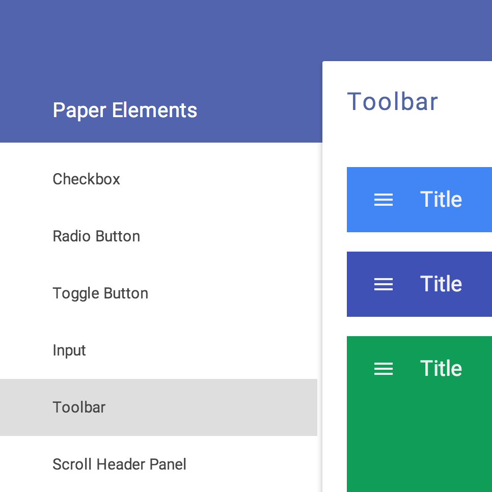 Material Design 实用案例演示